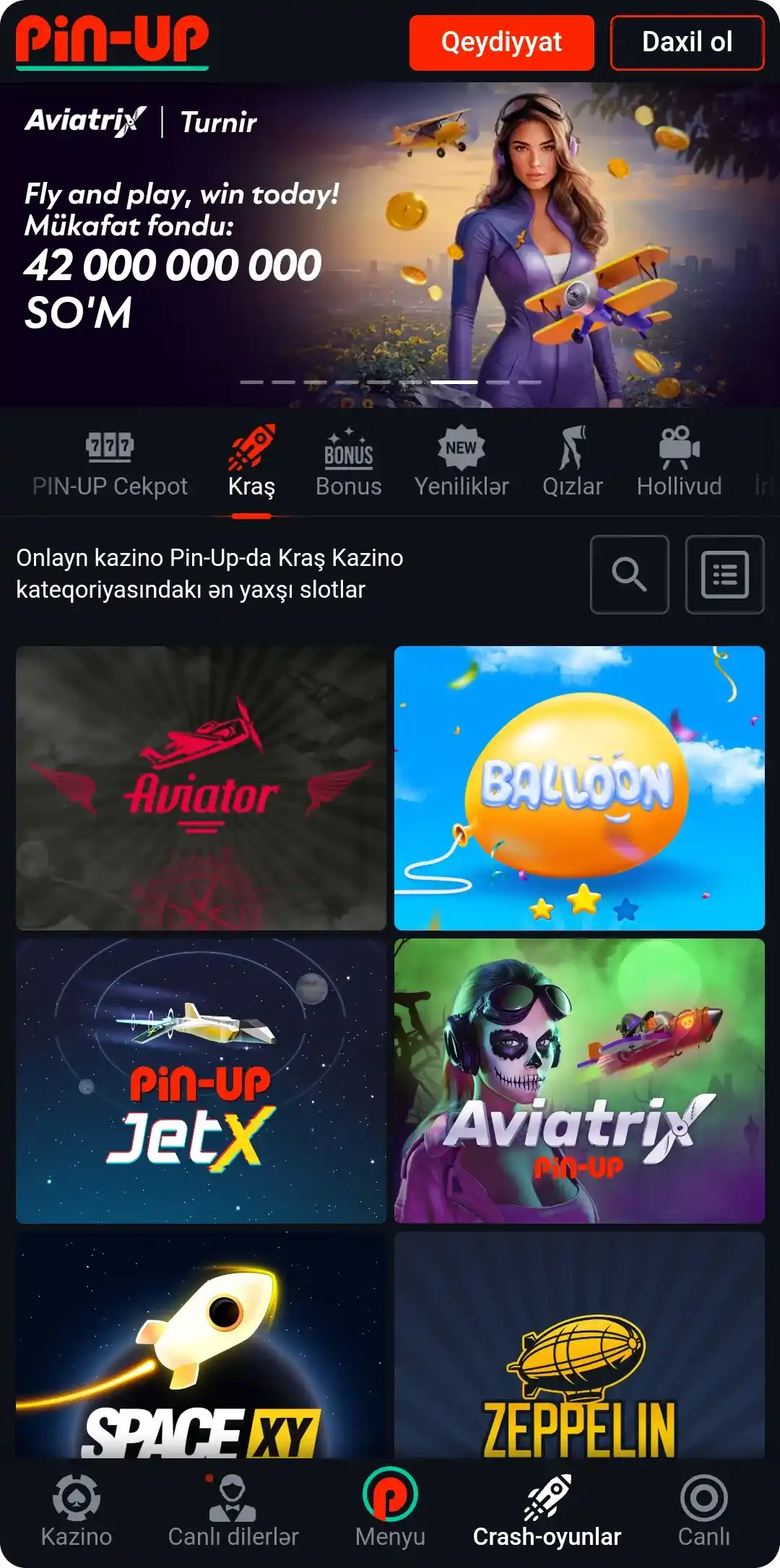 Qəza oyunları App